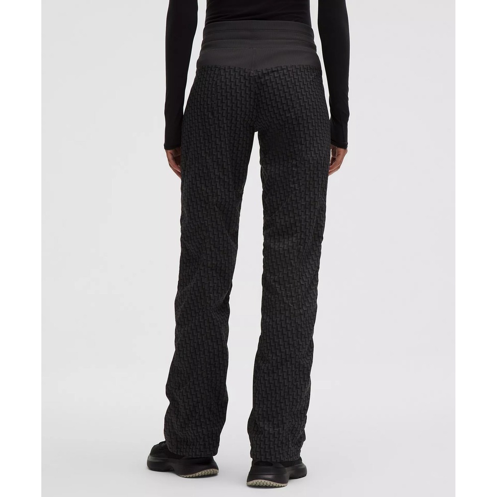 230-Lululemon-Dance Studio Mid-Rise Pant Regular-LLL Geo Pattern MIDI Black - Picture 2 of 7